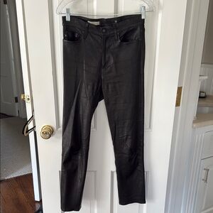Black Leather Pants